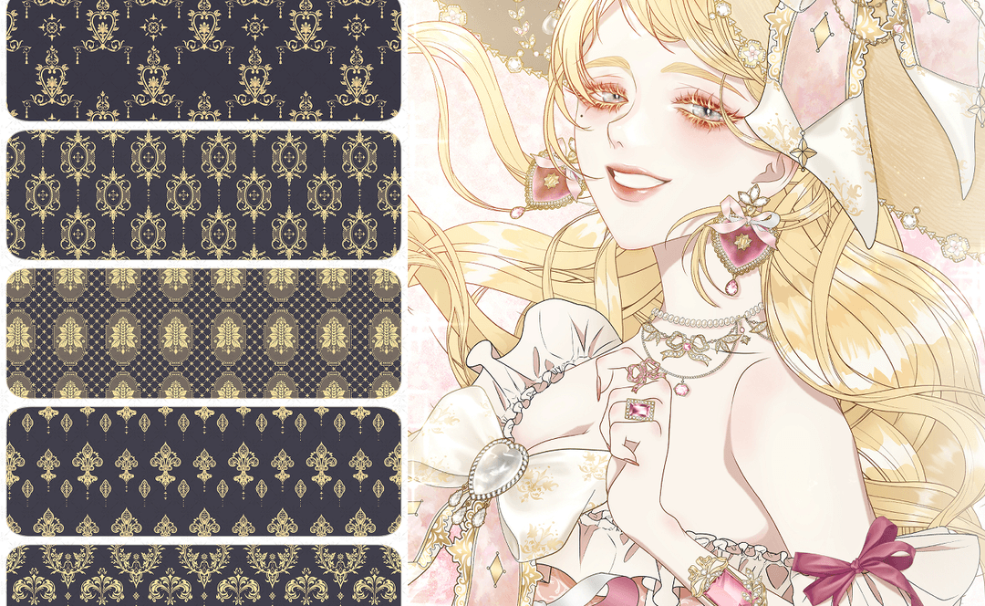 로판 레이디의 애장품 패턴