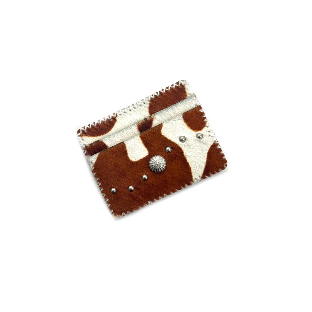 X 컴팩트 카드지갑 (MILK COW SKIN)
