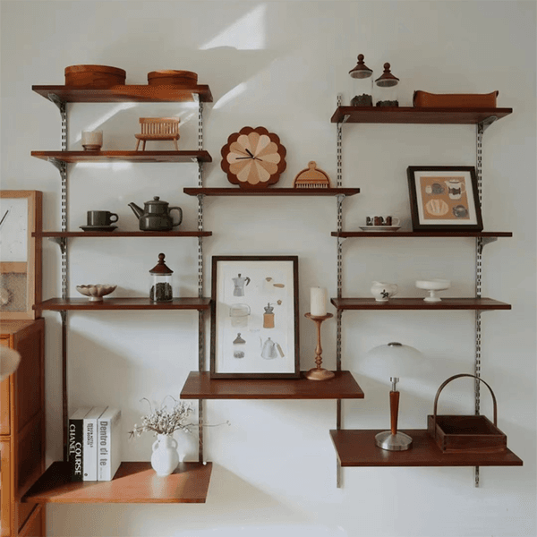 스토리지 우드 선반