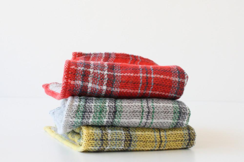 [kontex] imabari - Tartan check Guest towel 타탄체크 핸드 이마바리 타올