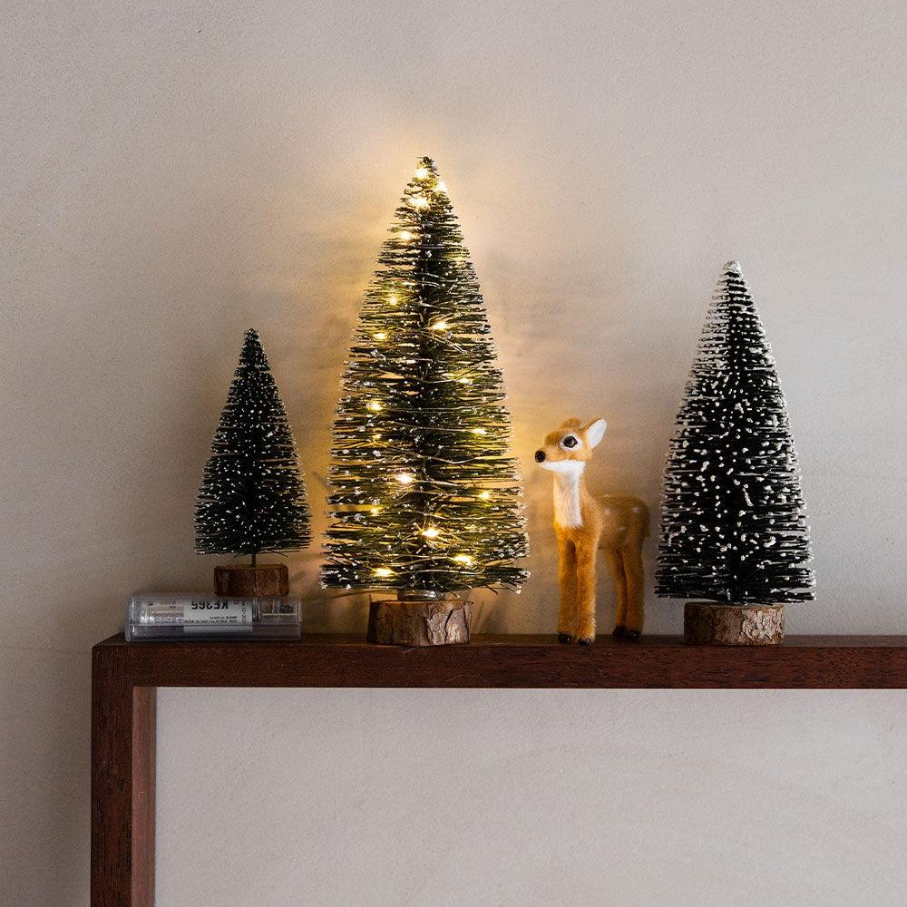 LED 크리스마스트리 아기 사슴 숲속 선물 세트