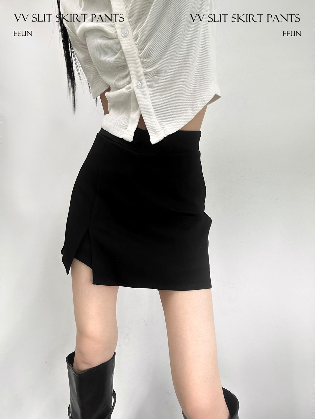 이은 VV slit skirt pants