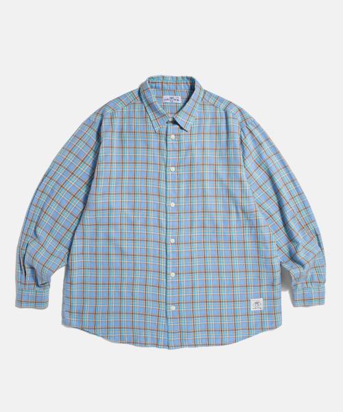 Plaid Check Shirt Blue