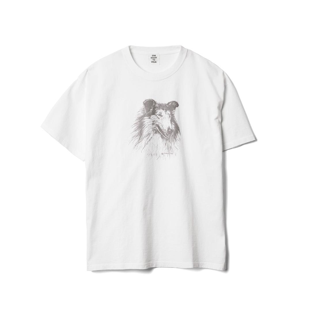H/S T SHIRTS THE DOG (WHITE)