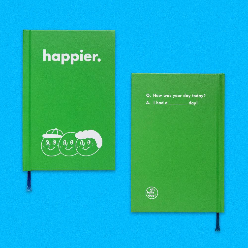 O,LD! Happier diary_green