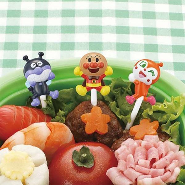 (일본) 반다이 호빵맨 도시락픽 (6Pset) 소풍 도시락 꾸미기 데코용품