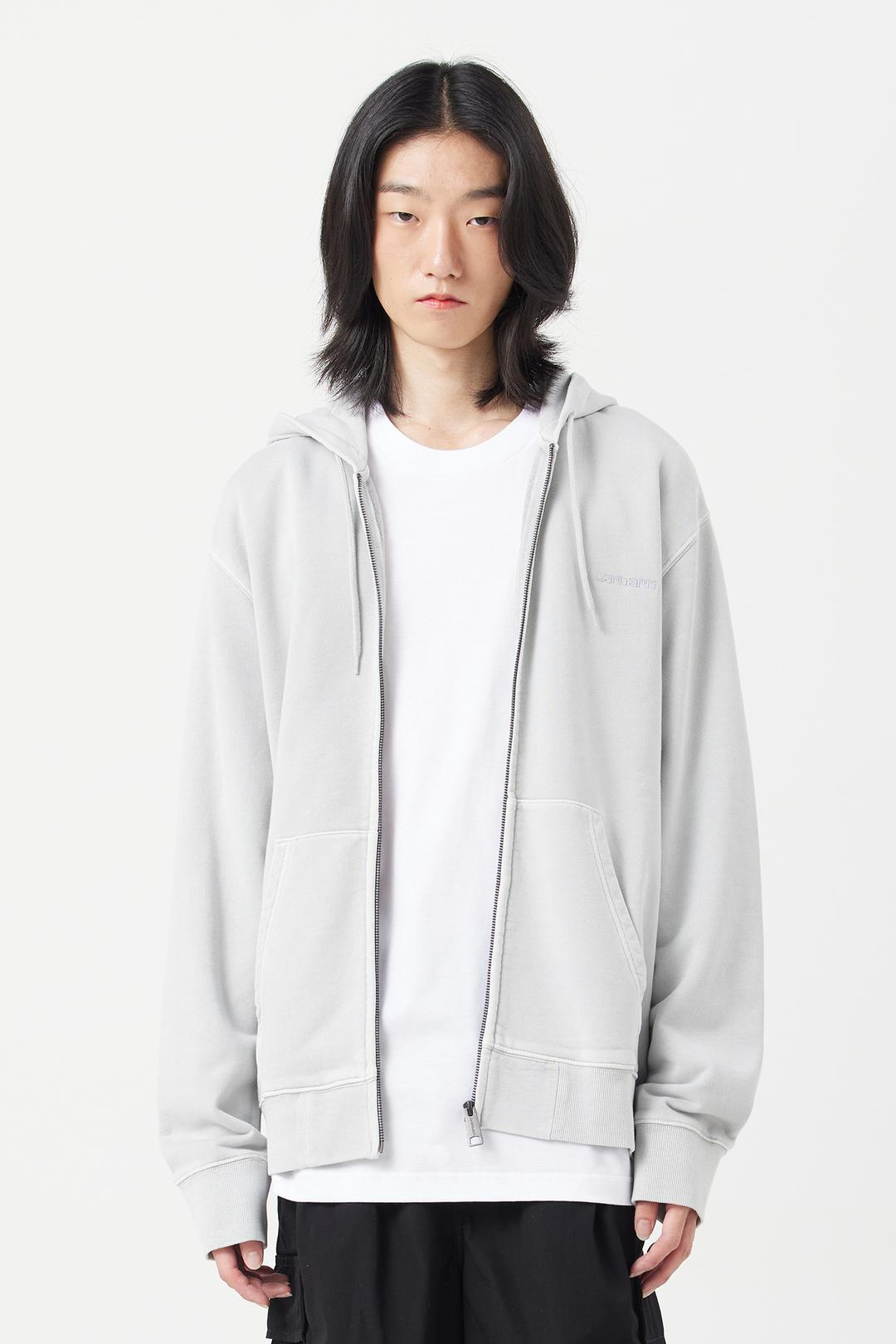 HOODED DUSTER SCRIPT JACKET