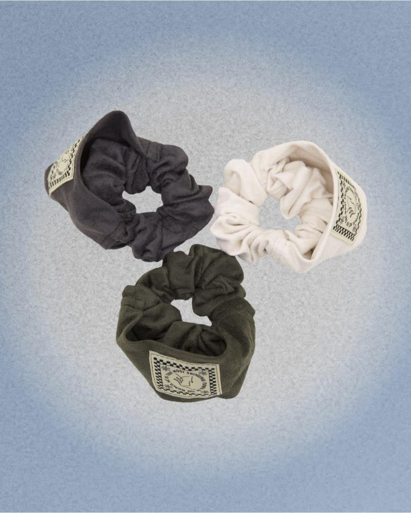[네] NÉ 스웨이드 하디 스크런치 (3colors) / Suede Hardy Scrunchie (3colors)