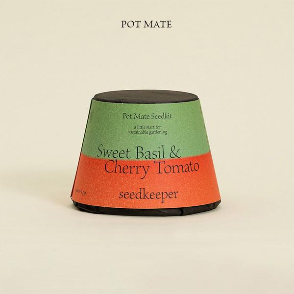 스위트 바질 x 화분 토마토 씨앗키트
