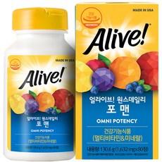얼라이브 원스데일리 포맨 멀티비타민 80정
