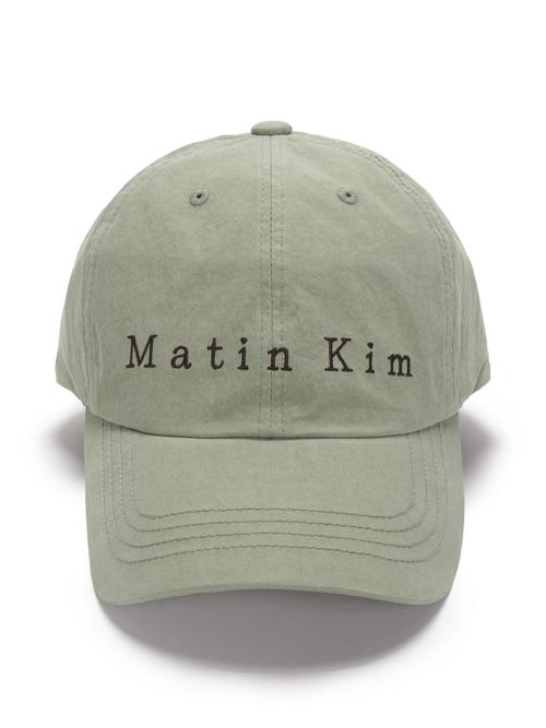 MATIN TYPO BALL CAP IN LIGHT KHAKI