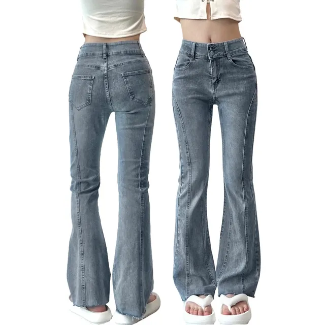 *체형보정* 2button line bootcut denim! 2col