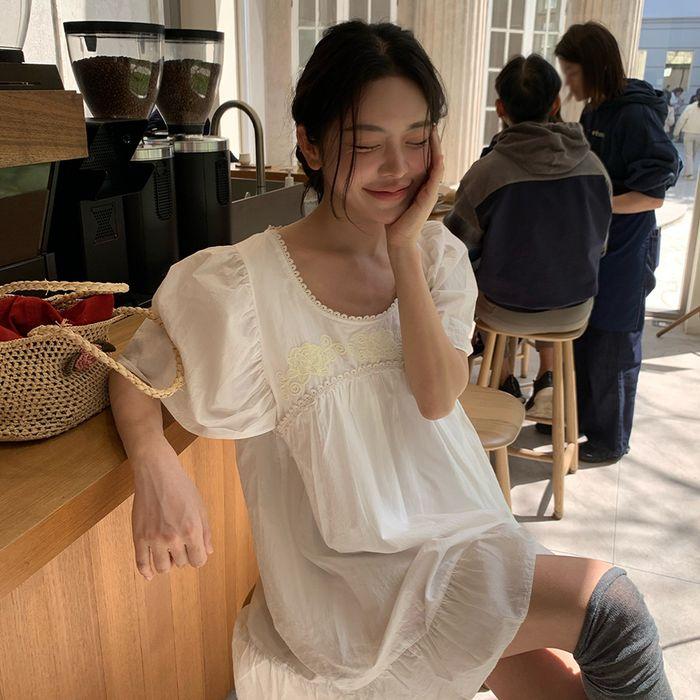 Romantic vintage mini dress