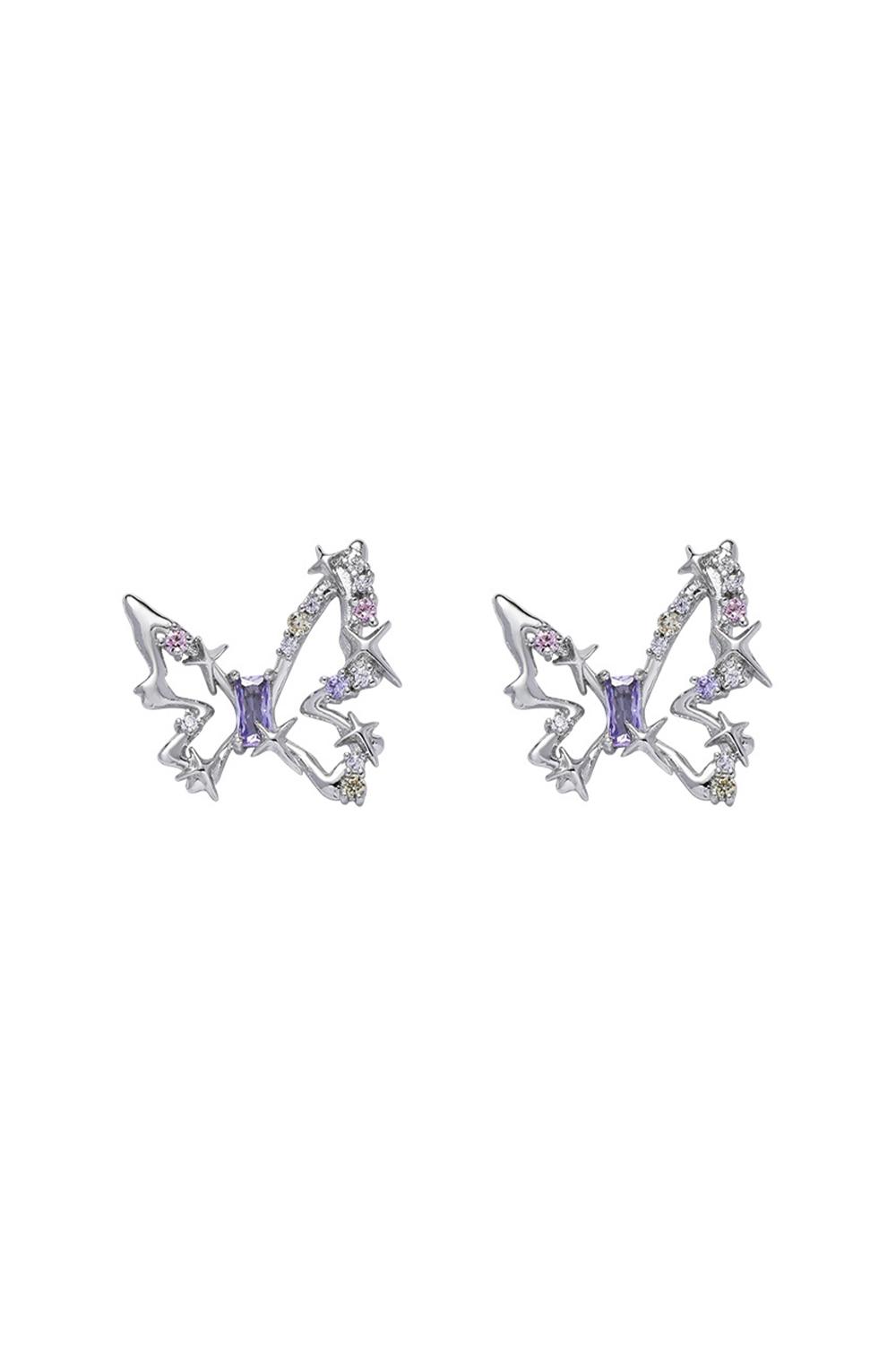 BUTTERFLY CUBIC EARRING