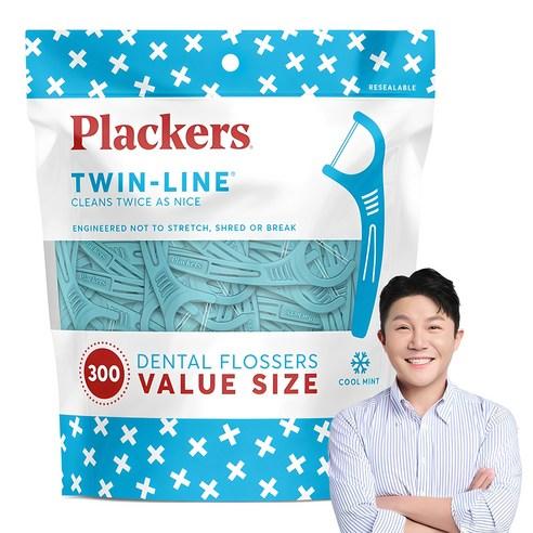 플랙커스 트윈 라인 치실, 300개입, 1개 - 치실 | 쿠팡