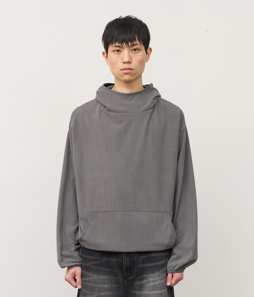 West Waffled Balaclava Hoodie (3color)