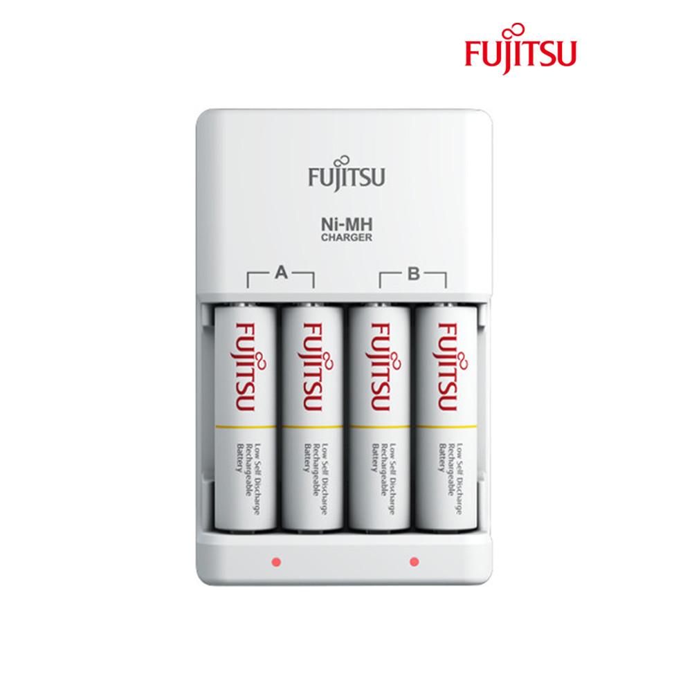후지쯔 NI-MH 스마트 충전기 세트 + AA 2000mAh 4개