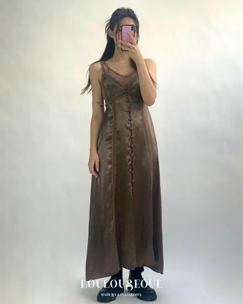 L/S Collection - Eternal Lace Dress [Mocha]