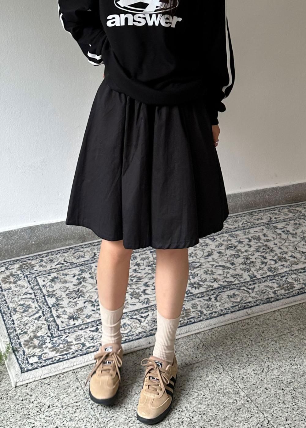 미카사 보니 미디 플리츠 스커트(4colors)