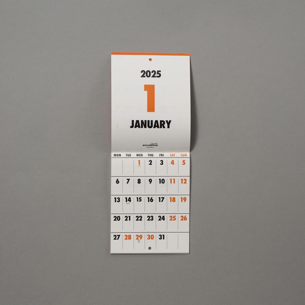 오렌지 미니 월 캘린더