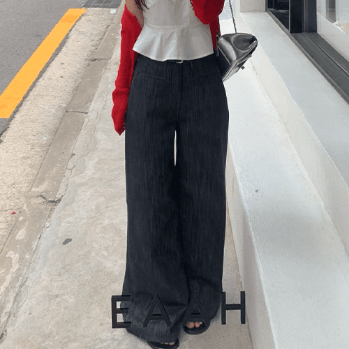 시크릿핏 립 진청데님 (와이드)