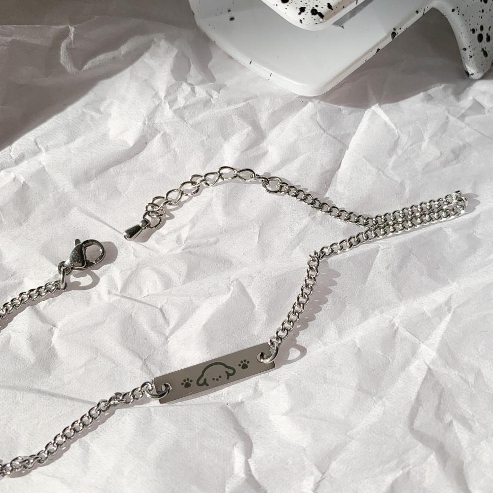 유기견 유기묘 후원 발찌 / 유기동물 기부 우정 스틱 써지컬스틸