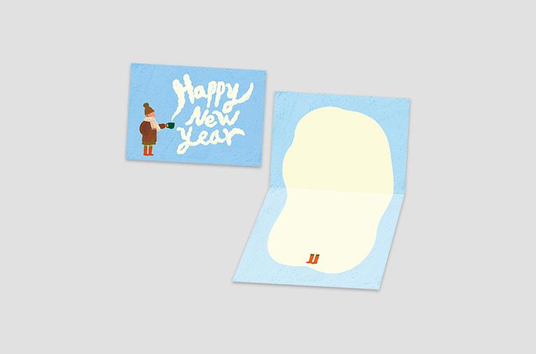 [a letter from] Happy new year card