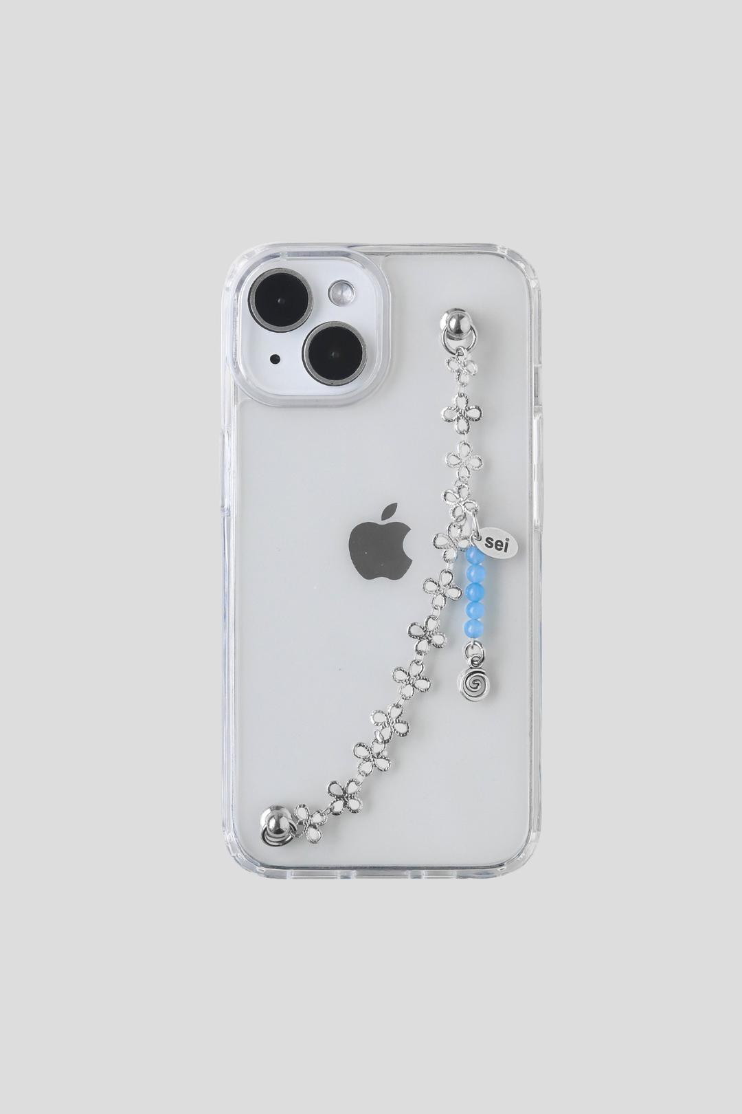 mini flower chain gelhard case 미니 플라워 체인 젤하드 폰케이스