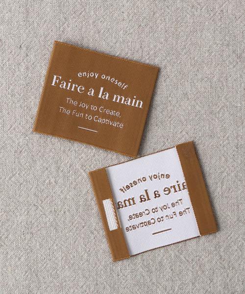 이니셜 모티프 고급 장식 면라벨_IMN-06-09장식 부자재 의상 소매 하단부분 파우치 가방 소품 가장자리 티매트 쿠션 앞치마 홈패션 포인트 봉제식