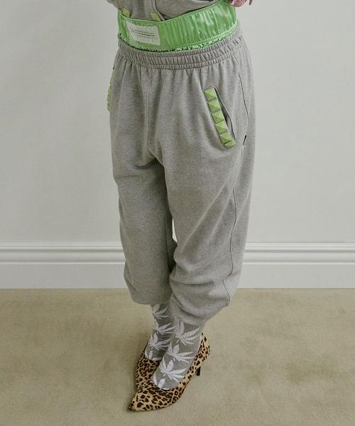 Napoleon Stud Sweatpants Melange Gray
