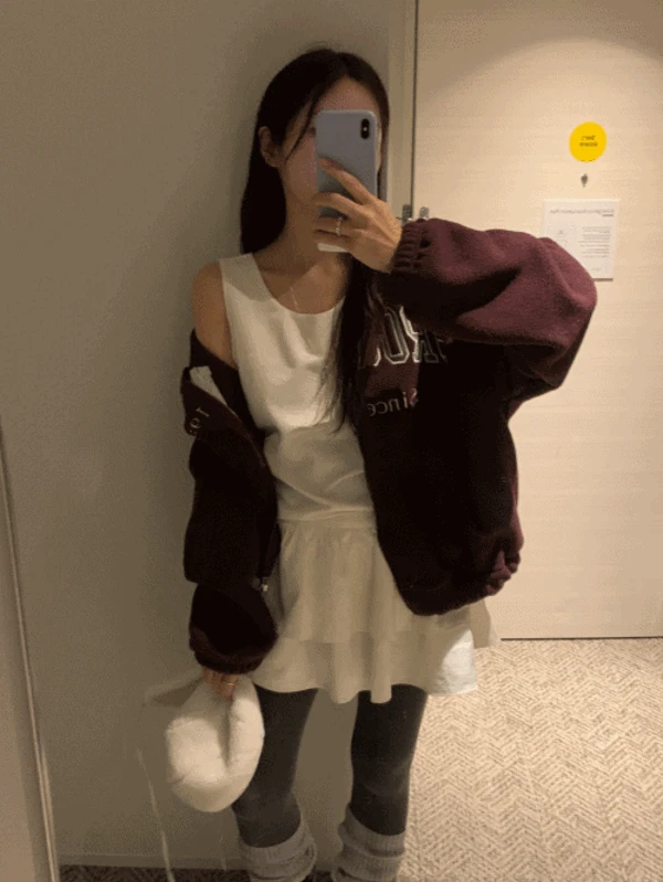 루크린 후리스 집업 (3color)