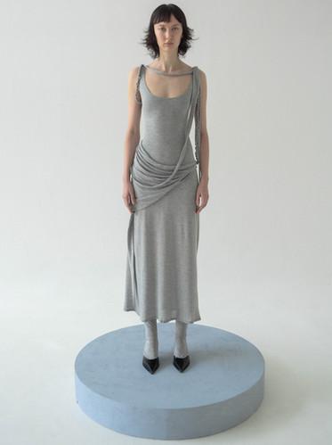 PIERO DRAPED DRESS