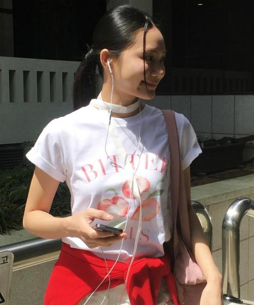 플랫 피치 티-화이트