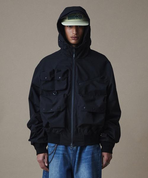 2L 라이엇 유틸리티 플라이트 자켓 블랙_FR1WJ51U