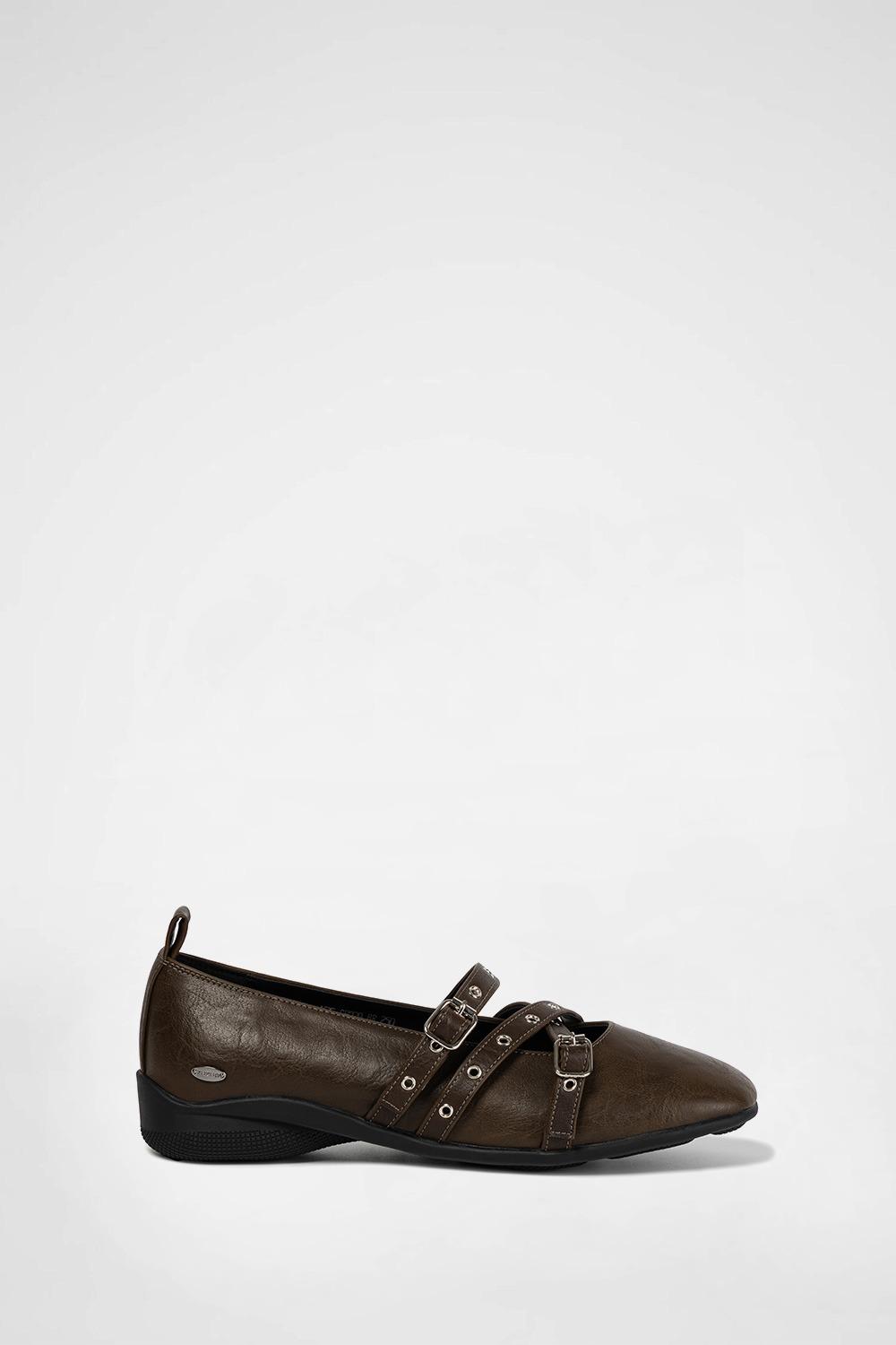 TRIVEL FLAT BROWN