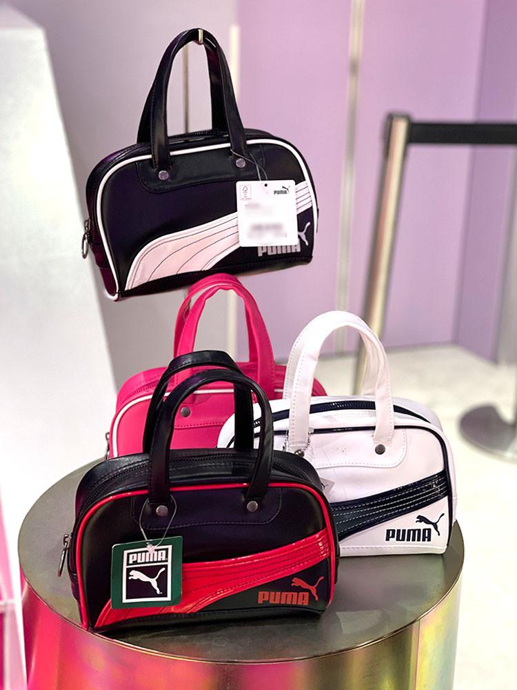 푸마 빔즈 별주 레트로 미니 토트백 그립백 079129