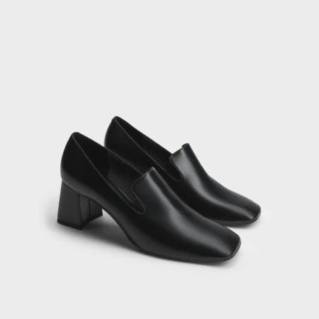 이런 상품 어때요? [찰스앤키스] 스퀘어 토 블록 힐 로퍼 펌프스 2colors CK1-60920407