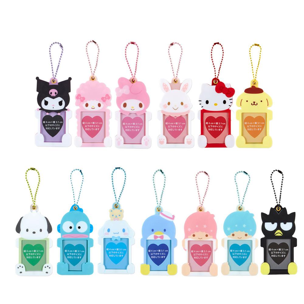산리오 엔조이 아이돌 시리즈 ID 포토 홀더, 포토카드 민증사진 키링 - 쿠로미 마이멜로디 헬로키티 피아노 위시미멜 리틀트윈스타 배드바츠마루폼폼푸린 포챠코 시나모롤 한교동 턱시도샘 : 고독한문방구