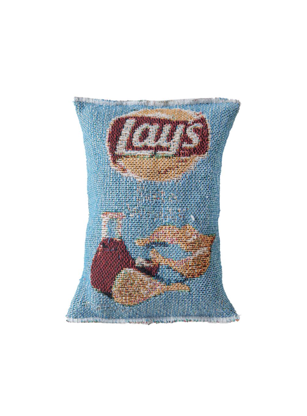 Snacks cushion (Lays blue)