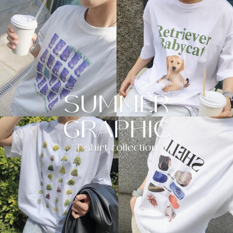 무료배송&4일진행! SUMMER 그래픽 티셔츠 7종 모음🍃