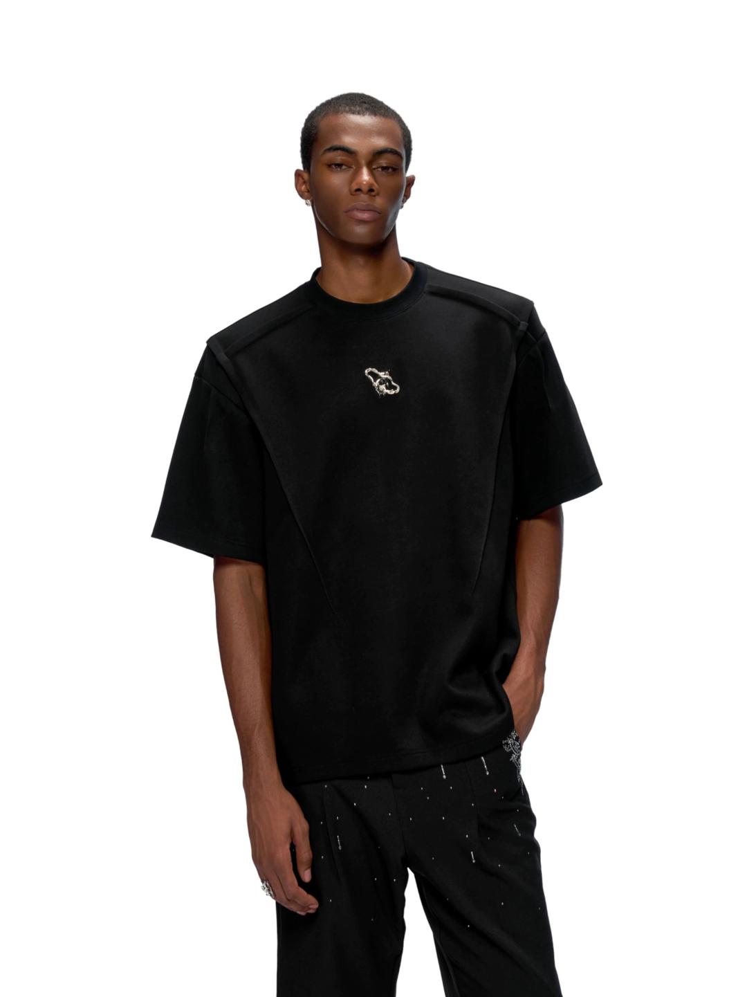 【25s Jul.】Liquid Spine Shoulder Pad Oversized Tee