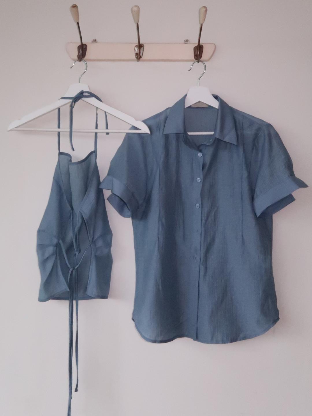 셔츠 레이어드 탑 SET