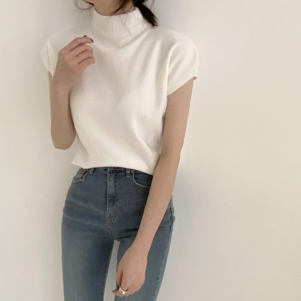 [무료배송] 코스 반목반팔니트