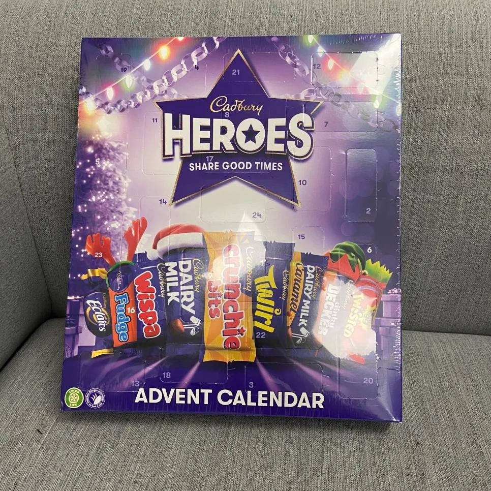 캐드버리 히어로즈 크리스마스 어드벤트 캘린더 초콜릿 230g / FD1712 | 상품 상세 | 크로켓