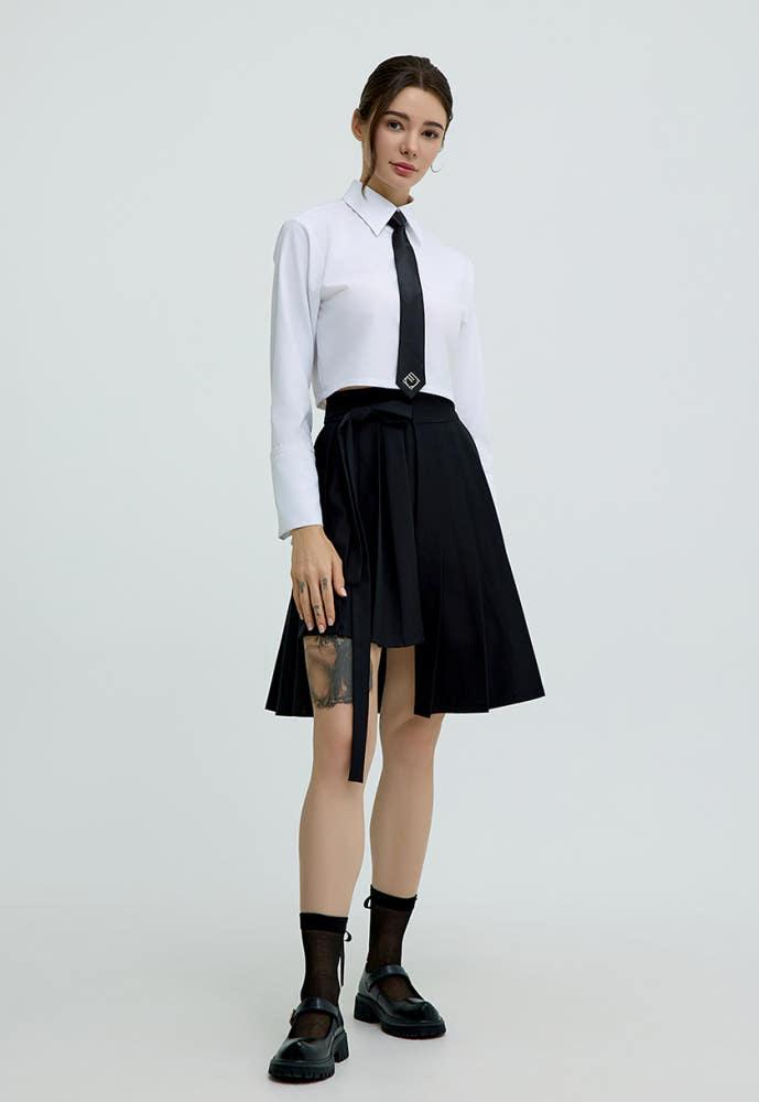 신:서울 언발란스 롱 스커트 생활한복