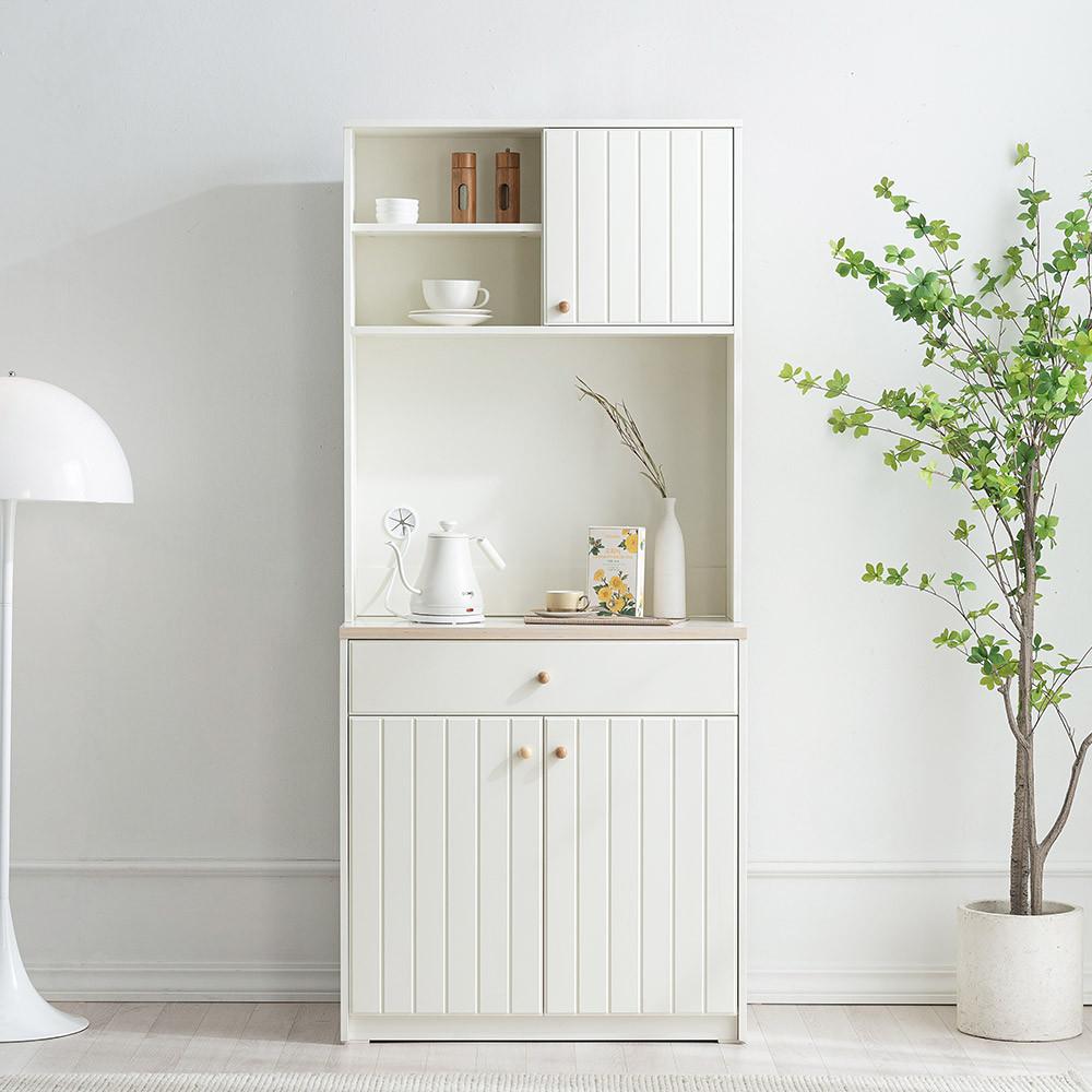 퐁듀 홈카페 서랍 주방수납장 800 상부장세트