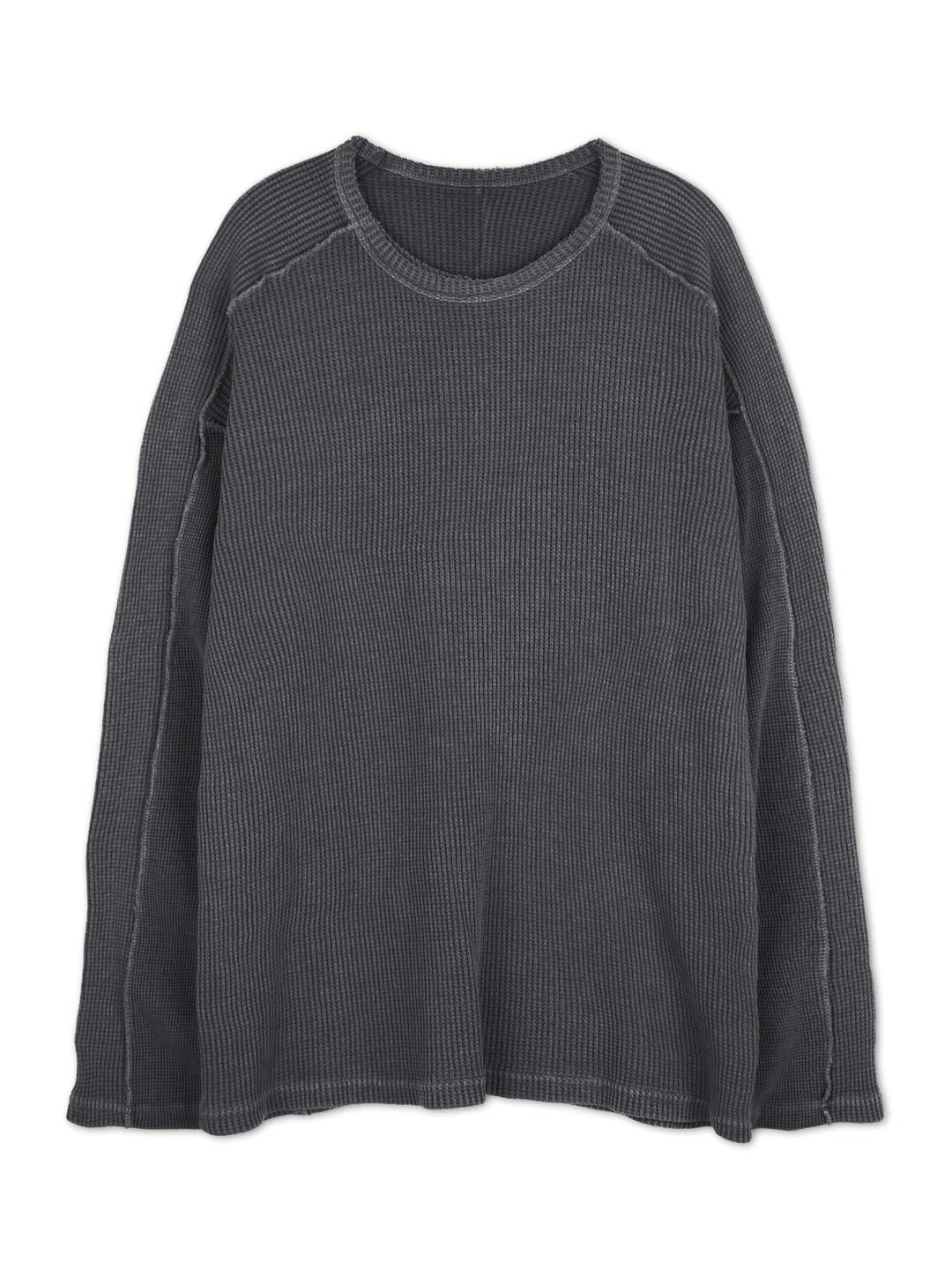 CORE:10 WASHED LS T (CHARCOAL)