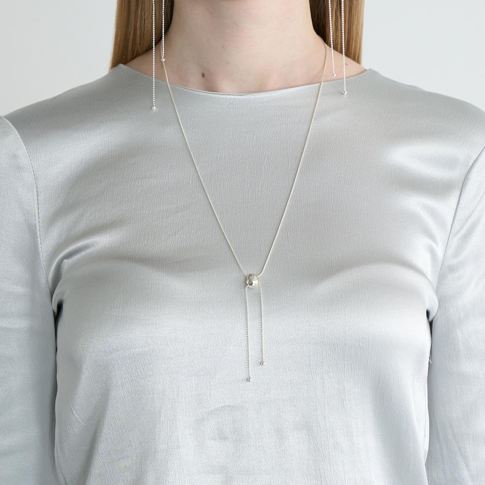 Round Hole & Forms - Necklace 04 (2colors)