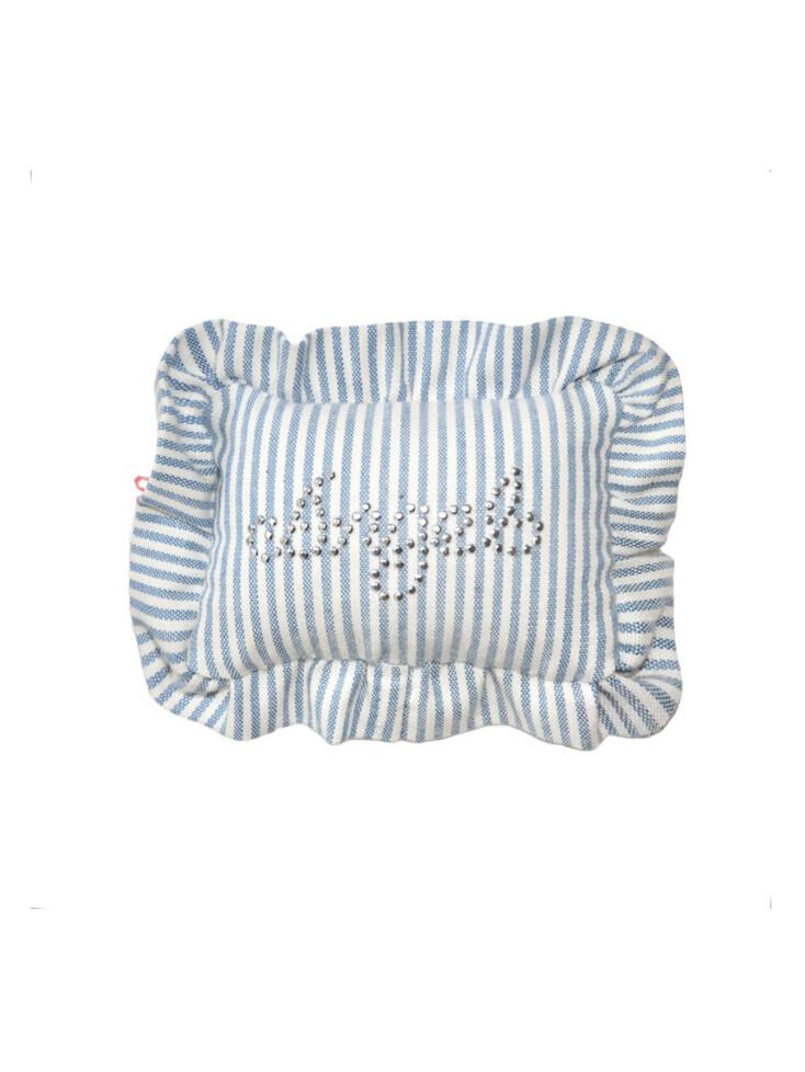 Stripe frill pillow (griptok/keyring)