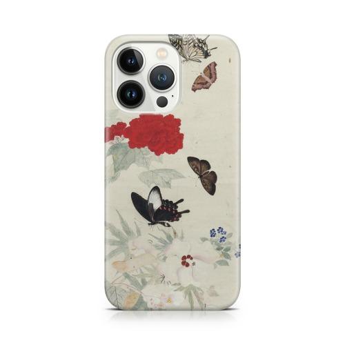 [케이스뮤지엄 명화 케이스][남계우] 화접도대련(花蝶圖對聯) 꽃과 나비 (좌)